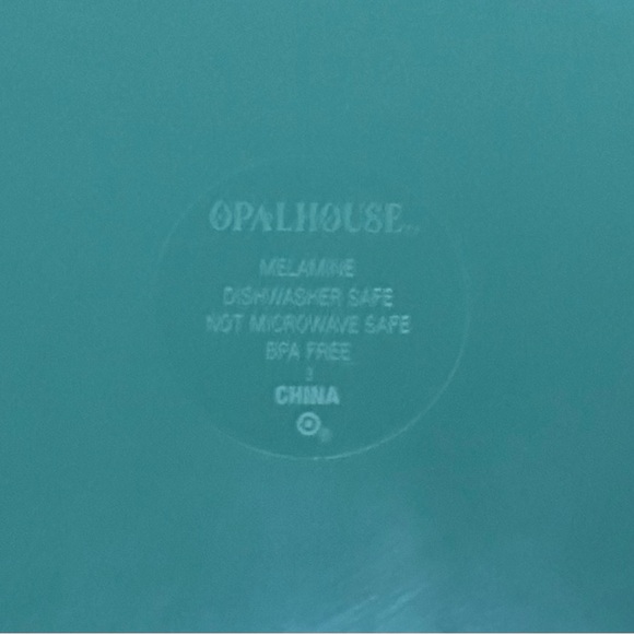 Opalhouse Mismatched Melamine Salad Plate Set Tropical Bird Pink Floral Fun - Picture 3 of 4